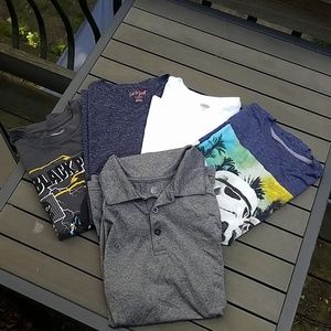 Lot of 5 boys short sleeve shirts